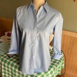 Liz Claiborne light blue button-down shirt